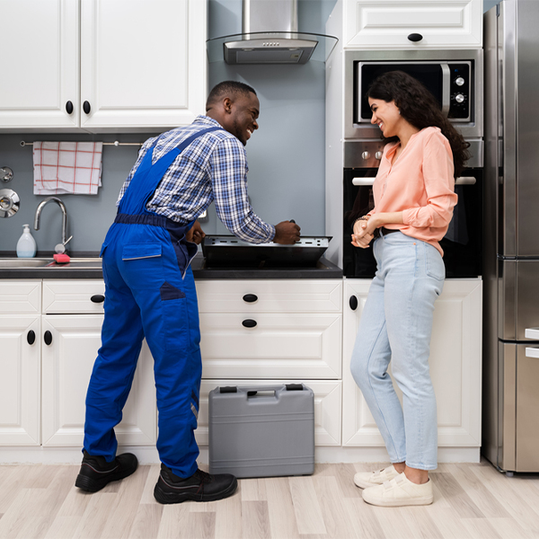 can you provide an estimate for cooktop repair before beginning any work in Corydon IA